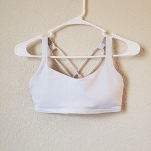 Lululemon White Sports Bra Size 6